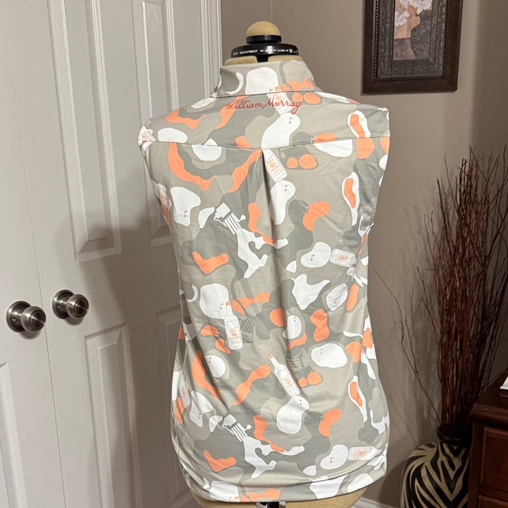 Women's Camouflage Tito’s Sleeveless Polo Top - Picture 6 of 9